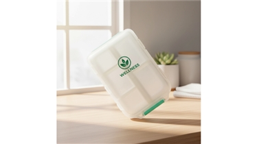 กล่องใส่ยาแบบพกพา สิบช่องเพื่อสุขภาพที่ดี